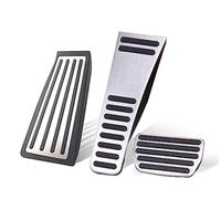 WUPEDI Pedale acceleratore for auto in acciaio inossidabile, pedale del freno, poggiapiedi, for VOLVO, XC90 XC60 S90 V90 2017 2018 2019 2020 2021, copri pedale Copripedale per auto(Black XC90 2018-202