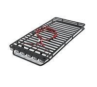 WUPEDI Portapacchi da Tetto con Luce Gelande II D110 1/10 Scala Rock Crawler Toys Truck 4WD Portapacchi per Auto(B)