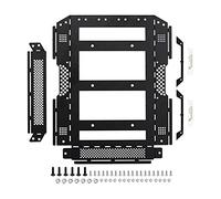 WUPEDI Portapacchi da Tetto, for Jeep, Wrangler JLU CRC 1/24 RC Crawler, for Axial, SCX24 2019 AXI00002T1 AXI00002T2 Metallo Non assemblato Portapacchi per Auto