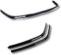 WUPEDI Splitter 2 pezzi paraurti anteriore labbro, for Peugeot, 206 kit carrozzeria spoiler splitter diffusore flap sportivo parti esterne accessori auto (modello 2) Spoiler per auto(BLACK Model 1)