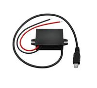 WUPLKCUIJ Convertitore DC-DC da 12 V a 5 V, 3 A, 15 W, stabilizzatore Step-Down, Alimentatore for Auto, modulo di Tensione Micro Mini USB da 8 V a 5 V CC.(3A Single Mini USB)