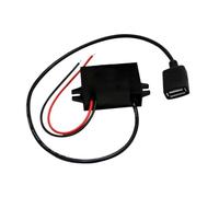WUPLKCUIJ Convertitore di Potenza DC-DC Step-Down da 72V a 5V, interfaccia Mini Micro Caricabatterie USB Femmina, registratore GPS DVR, caricabatteria for Auto.(Female USB,8V-35V to 5V 3A)
