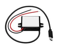 WUPLKCUIJ Convertitore di Potenza Step-Down DC DC 12V 24V 36V 48V 60V 72V a 5V 3A 15W Micro Mini Ear USB Converter Caricabatterie for Ricarica Auto(Single Micro USB)