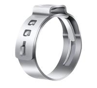 WUPNGS Jubilee Clips - Morsetti per tubi di medie dimensioni, in acciaio inossidabile 304, 4 pezzi, assortimento di fascette stringitubo a orecchio singolo (37,8 41,0 mm)
