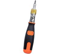 WUPNGS Set di cacciaviti a cricchetto Multi-Angolo 10 in 1 con Intaglio for Punte a Croce e Stella da 1/4'', cacciavite Magnetico a 180°