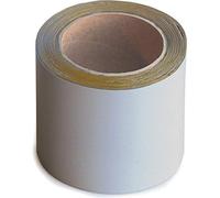 Wupsi Nastro in PVC per la Riparazione di Teloni, Tendoni, Teli e Pellicole- Nastro Adesivo per Strappi, Squarci e Fori su Teloni di camion, Copertura di Rimorchi, Serre, Grigio, 10 cm X 5 m