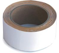 wupsi Nastro in PVC per la Riparazione di Teloni, Tendoni, Teli e Pellicole- Nastro Adesivo per Strappi, Squarci e Fori su Teloni di camion, Copertura di Rimorchi, Serre, Bianco, 5 cm X 5 m