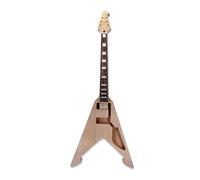 WUQIMUSC 1 set chitarra kit mogano corpo chitarra collo 22Fret 63 cm volante V Neck