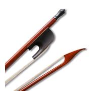 WUQIMUSC 4/4 full size Arco Violino Arco Stile Barocco Brasile Arco di Ebano Rana Naturale Bianco Arco Capelli Arco