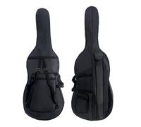 WUQIMUSC Borsa morbida per violoncello con manici resistenti e pratiche borse antipioggia per violoncello 4/4 3/4, colore posteriore