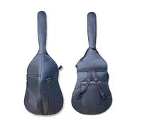 WUQIMUSC Borsa per contrabbasso verticale 3/4, in tessuto Oxford, con imbottitura spessa, colore nero