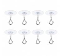 wuqyehr 8 ganci autoadesivi da soffitto, non sono necessari fori | Adatto per superfici lisce. Ideale per cucina e bagno, rimovibile senza lasciare residui, perfetto per appendere le piante.