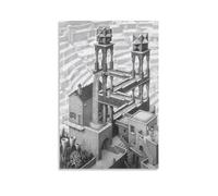 WurBu M.C. Escher Painter - Poster stampato da appendere alla parete, per camera da letto, regalo, 50 x 75 cm