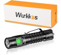 Wurkkos FC11-C Torcia a LED estremamente luminosa, Mini EDC FLASHLIGHT 1300 lumen USB ricaricabile con 90 CRI, torcia a LED, magnete sul fondo della lampada, inclusa potenza ricaricabile(4000K)