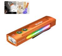 Wurkkos HD01 Pro Torcia elettrica ricaricabile, torcia elettrica EDC con luce bianca, UV 365nm, 360° RGB, torcia elettrica piatta da 1200 lumen, luce tascabile per esterni