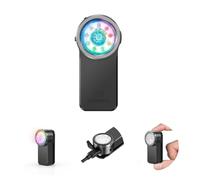 Wurkkos HD03 Mini Torcia Compatta a Clip, 680 Lumen Torcia Led Ricaricabile, 3 Modalità di illuminazione spot, flood e RGB,IPX6 Impermeabile per Campeggio Escursionismo e Alpinismo - Black