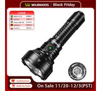 Wurkkos TD01 21700 torcia tattica ricaricabile LED USB-C 2200Lm torcia PMMA obiettivo tiro 1039M IPX8 impermeabile EDC interruttore di coda