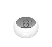 WURKVGMK Sensore di Temperatura e umidità Wi-Fi, termometro igrometro for Interni con Display, Supporto for Assistente casa Intelligente(10PCS Square)