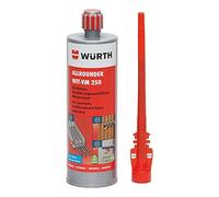 Wurth WIT-VM 250 Vinylester Ancoraggio chimico Resina 420ml Due Ancoraggi per iniezione Compound Malta Ancoraggi e Rebar Installazione