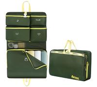 Wusboo Organizer Valigia Salvaspazio, Organizer Viaggio 7-in-1, Sacchetto Porta Abiti Impermeabile e Resistente allo Sporco, Borsa da Toilette Sospesa per Calzini e Biancheria Intima