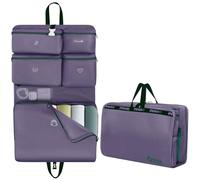 Wusboo Organizer Valigia Salvaspazio, Organizer Viaggio 7-in-1, Sacchetto Porta Abiti Impermeabile e Resistente allo Sporco, Borsa da Toilette Sospesa per Calzini e Biancheria Intima