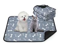 Wusboo Set di 2 Tappetini Igienici per Animali ,50 x 70 cm Super Assorbenti, Impermeabili e Riutilizzabili | Perfetti per Cani, Gatti, Conigli e Porcellini d’India