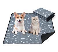 Wusboo Set di 2 Tappetini Igienici per Animali ,70 x 100 cm Super Assorbenti, Impermeabili e Riutilizzabili | Perfetti per Cani, Gatti, Conigli e Porcellini d’India