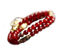 WUSHADEHANS Bracciale di Cristallo, Bracciale con Ciondolo Buddha Naturale, Braccialetto da Donna, Talismano for la prosperità, al Quarzo Denaro