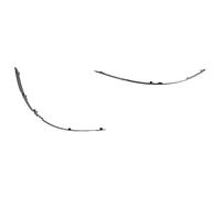 WushXiao Striscia Riflettente Cromata per Paraurti Posteriore da 1 Coppia per Mercedes-Benz B Classe W245 2008-2010 1698851921 1698852021
