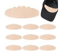 Wusideday Protezione Antisudore Cappello | Dieci Pezzi Grandi Autoadesivi Antimacchia | Fodera Antisudore Per Cappelli Da Baseball - Per Clima Caldo Outdoor Viaggi Picnic Vacanza Spiaggia