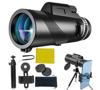 Wusideday Telescopio monoculare per smartphone, ambito a stella monoculare - Telescopio portandosi con ingrandimento 80x | Accessori leggeri per l'all'aperto in campeggio in montagna