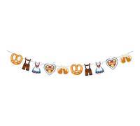 WUSJCOF 1 PCS Striscione Oktoberfest, Bandiera Bavarese, Ghirlanda Decorativa per Feste Oktoberfest e Festival della Birra (3m)