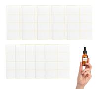 WUSJCOF 120 Pezzi Etichette Adesive Universali Grandi Bianche (50 x 75 mm) (Bianco)