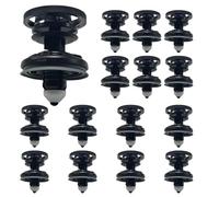 WUSJCOF 15 pezzi di clip di fissaggio per pannelli porta in plastica ad alta resistenza, clip per finiture interne delle portiere auto, facili da installare, adatte ai modelli di auto più comuni