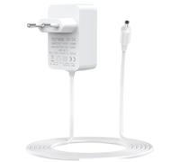 WUSJCOF 15W Alimentatore di rete per Dot, Show 5, Echo Spot, Dot Kids Edition, Dot con orologio, Echo Pop, Fire TV Cube, Alexa, Cavo di alimentazione (Bianco)