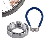 WUSJCOF 2 pezzi Chiave universale per raggi in acciaio, Tiraraggi Bici Universale, Chiave Bicicletta, Regolazione dei Cerchioni, per Bicicletta