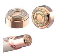 WUSJCOF 2 Pezzi Testine di Ricambio per Rimozione Peli del Viso Compatibili con Finishing Touch Flawless Generazione 2 Rasoio Elettrico per Labbra, Mento, Guance (Testina Placcata in Oro 18 Carati)