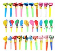 WUSJCOF 30 pezzi Trombette Festa Compleanno, Partito Fischietto Carnevale, Bambino, Perfetto per Feste di Compleanno, Feste, Natale, Halloween, Trombetta Bambini, Fischietti Bambini (Colore Misto)