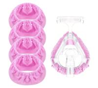 WUSJCOF 4 pezzi di fodere per maschere CPAP a pieno facciale, copertura per maschera CPAP riutilizzabile professionale in misto cotone per l'ospedale