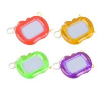 WUSJCOF 4Pcs Mini Lavagna Magica Portachiavi per Bambini Regali di Compleanno Utili Idee per Ospiti Piccoli Pensierini Giveaways Premi Tombola Riempimento Pinata Attività per Feste