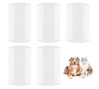 WUSJCOF 5 PCS Pettine Bianco per pidocchi, Pettine per pidocchi a Doppia Faccia, Strumento per la rimozione delle Uova di pidocchi per Adulti, Bambini e Animali Domestici.