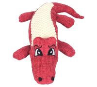 WUSJCOF Giocattoli per Cani Giochi con Squeak, Giocattolo per Cigolanti Cucciolo, Coccodrillo Giocattoli da Masticare per Cani Durevoli in Peluche, per Cane di Taglia Piccola Media