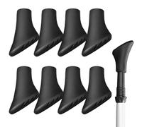 WUSJCOF Gommini per Asfalto, 8 pezzi, Punte del Bastone da Passeggio Ricambio, Protezione per Bastoncini da Nordic, Racchette da Walking, Stick Caps per Tutti i Bacchette Escursioni (11mm)