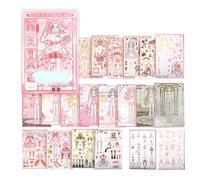 WUSJCOF Regalo Bambina 6-10 Anni, Dress Me Up Sticker, Lavoretti Creativi per Bambini, Giochi 6-10 Anni, Libri Adesivi Bambini, Pittura Diamante, giochi creativi bambina 10 anni