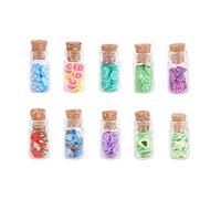 WUSJCOF Set di 10 mini caramelle e bevande natalizie per mercatini di Natale, bancarelle di dolciumi, accessori per Babbo Natale segreto