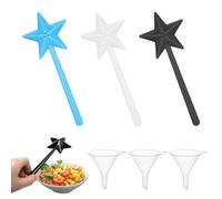 WUSJCOF Set di 3 Bacchette Magiche Sale e Pepe, Bacchetta a Forma di Stella per la Cucina