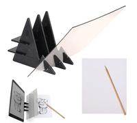 WUSJCOF Tavolo da Disegno Ottico per Telefono e Tablet, Blocco da Disegno Luminoso, Strumento per Schizzi per Bambini Studenti Artisti (13,5x20cm) (Trasparente)