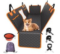 WUSUPU Coprisedile Auto per Cani,Telo Auto per Cani con Protezione Laterale,Coperta per cani per auto,Estensore per Sedile Posteriore per Cani,Telo Cane Auto Sedili Posteriori,Impermeabile Antiscivolo
