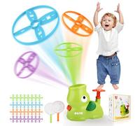 WUSUPU Giocattolo Disco Volante,Giocattolo per Bambini dai 3 4 5 6 7 8 9 10Anni, Flying Saucer Launcher,Giocattolo Lanciatore di Dischi Volanti,Giochi all Aperto,Regali per Bambini