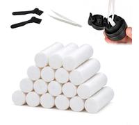 Wusvive Set di 18 panni di ricambio in cotone per Shark ChillPill FA022 con filtro e stoppini